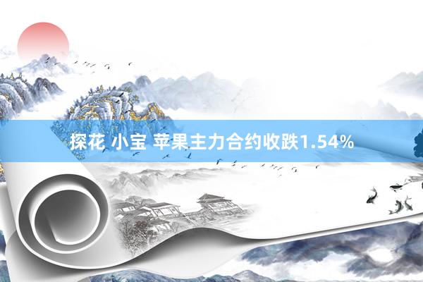 探花 小宝 苹果主力合约收跌1.54%